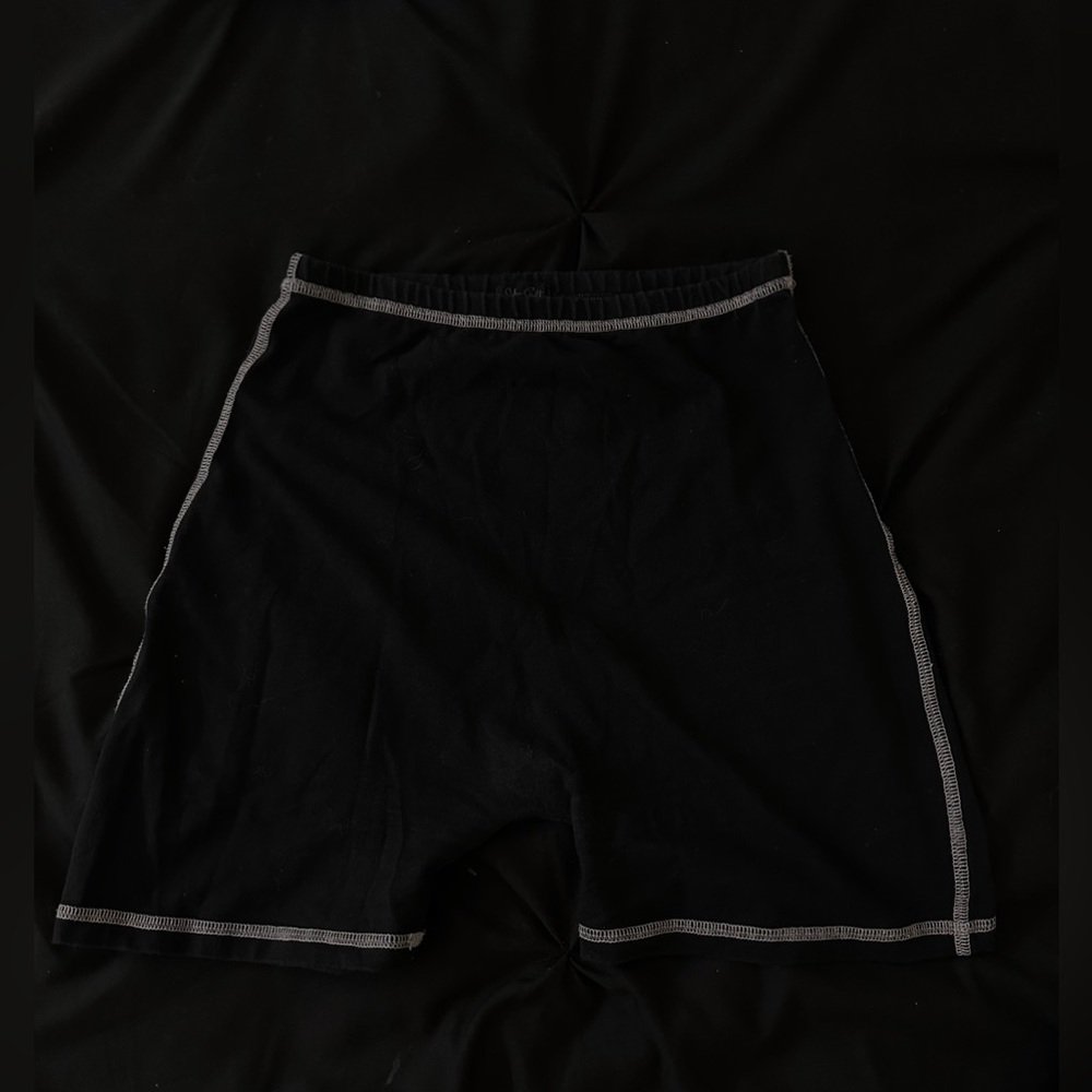 Brandy Melville Contrast Stitch Biker Shorts